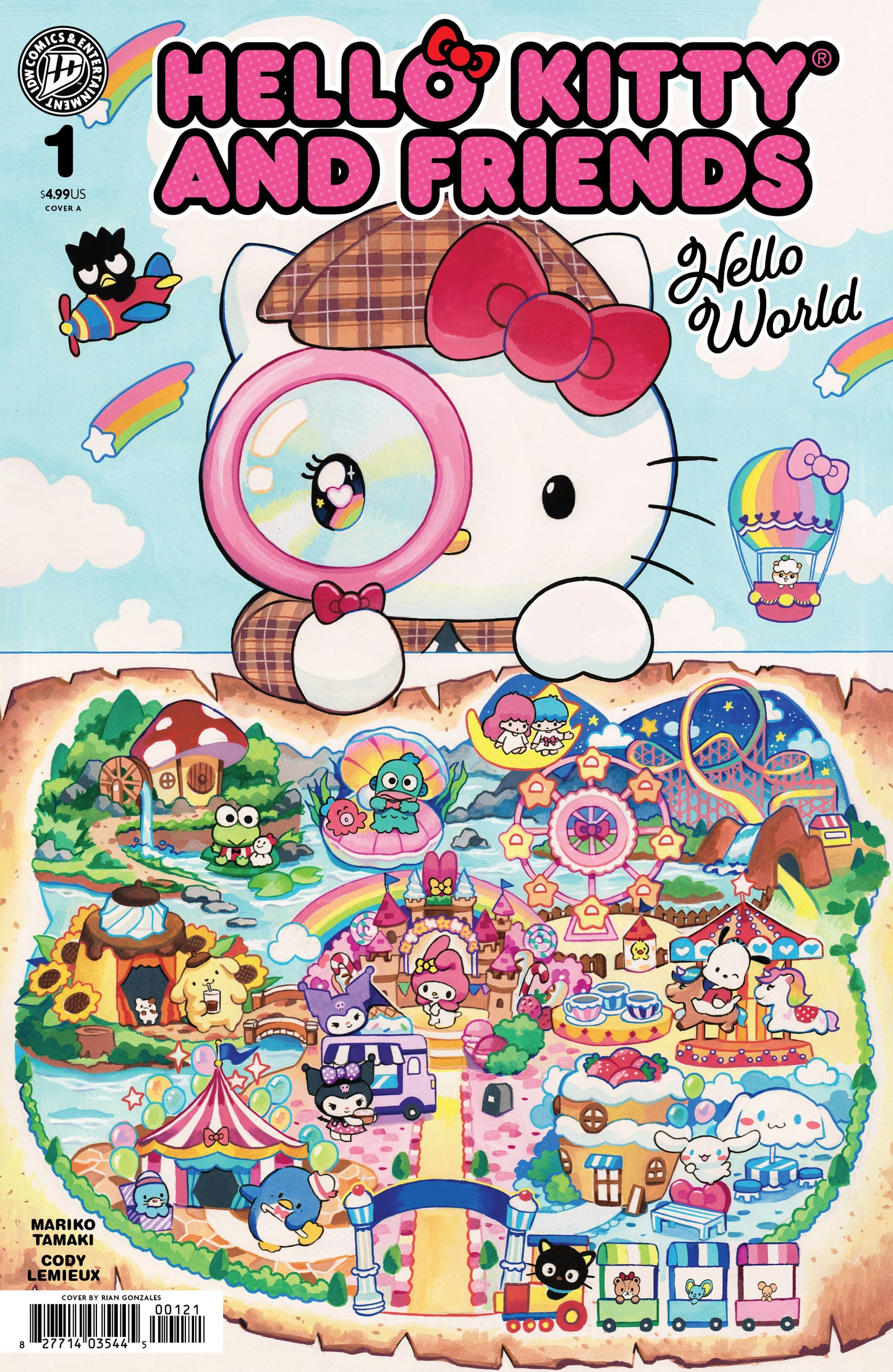Hello Kitty And Friends Hello World! #1 A1 Cover Set Of 8 1:25 1:50 1:100 (08/12/2026) Idw - Golden Apple Comics