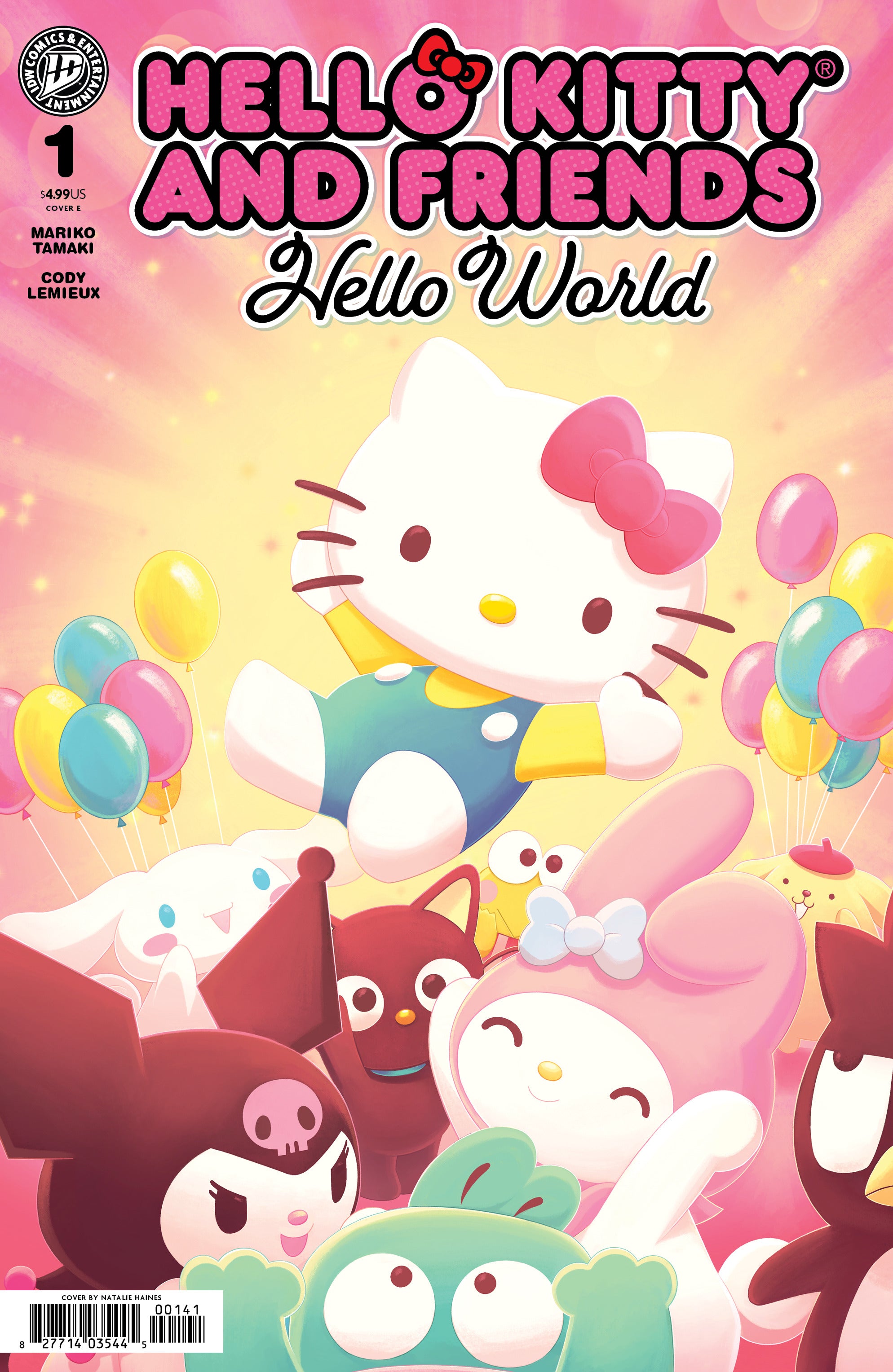 Hello Kitty And Friends Hello World! #1 A1 Cover Set Of 8 1:25 1:50 1: