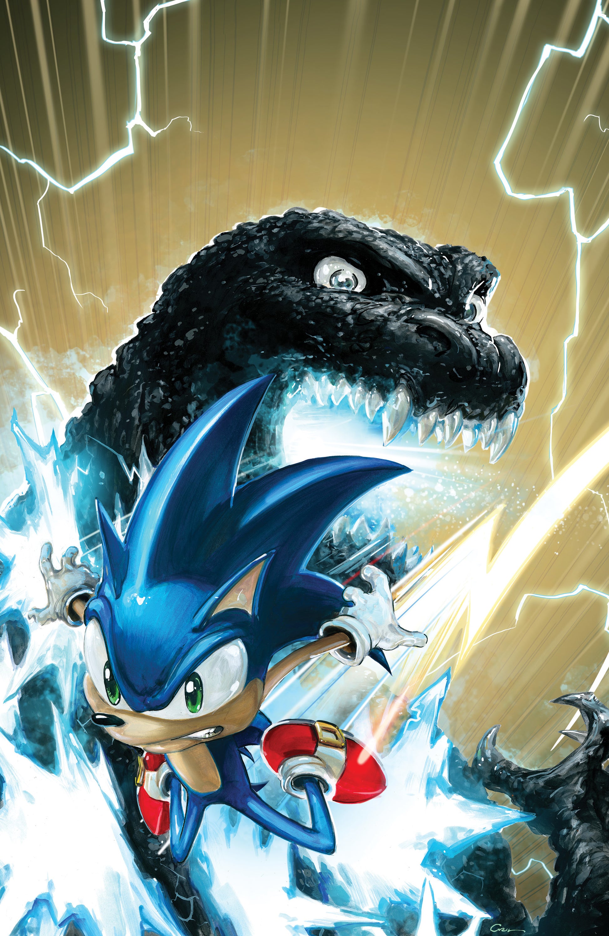 Sonic The Hedgehog X Godzilla #1 A1 Cover Set Of 9 1:25 1:50 1:75 1:100 (07/15/2026) Idw - Golden Apple Comics