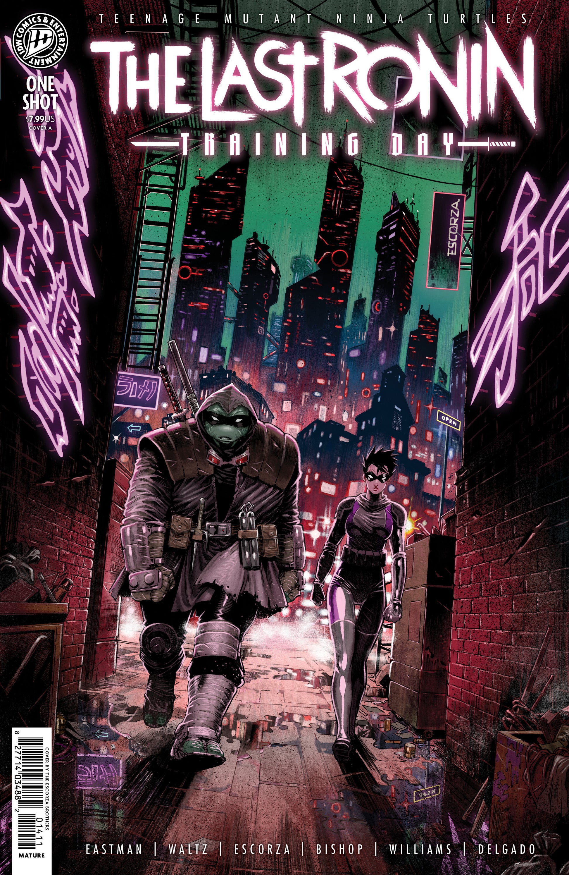 Teenage Mutant Ninja Turtles The Last Ronin Training Day A1 Cover Set Of 6 1:15 1:25 1:50 (07/15/2026) Idw - Golden Apple Comics
