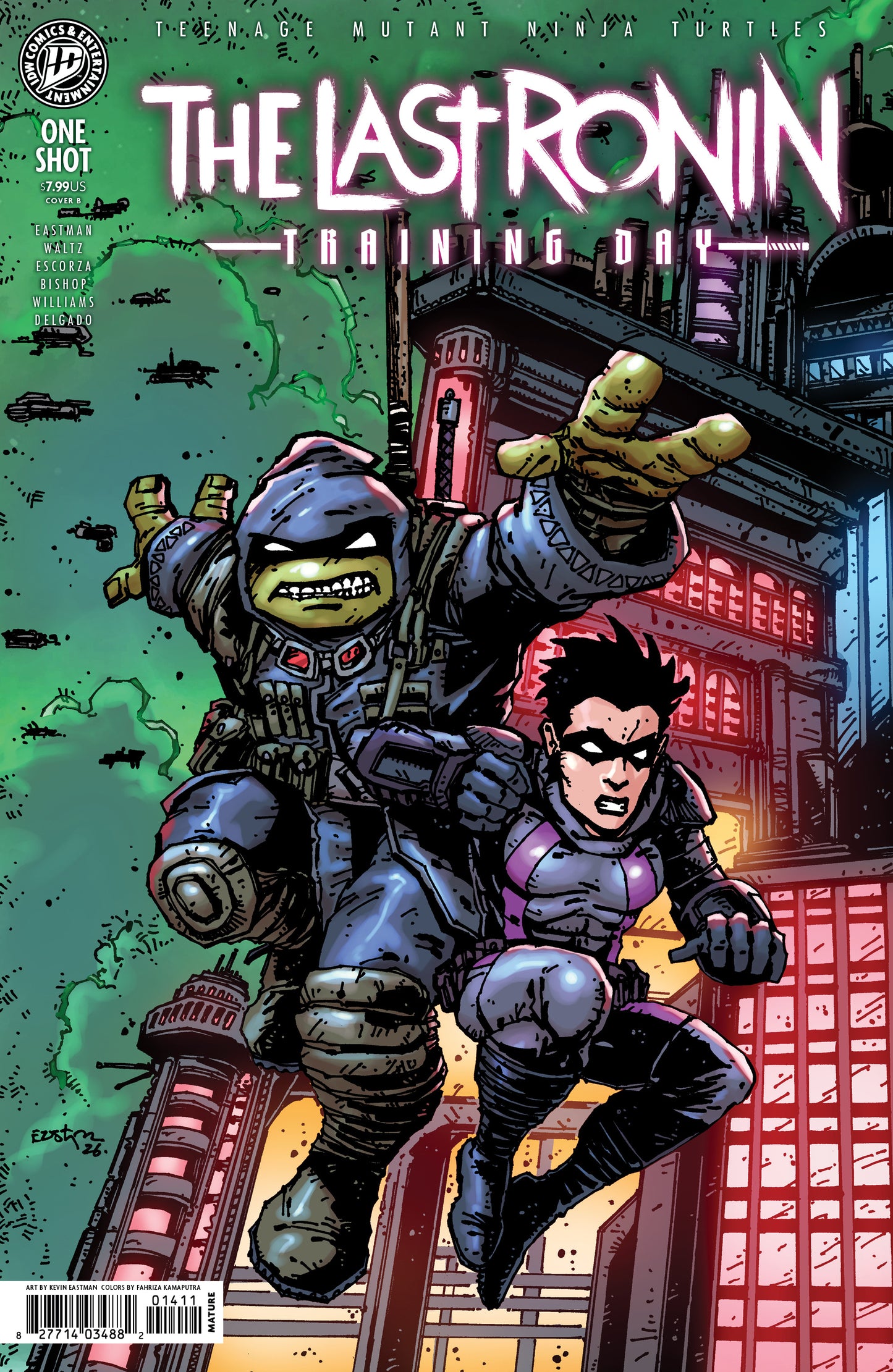 Teenage Mutant Ninja Turtles The Last Ronin Training Day A1 Cover Set Of 6 1:15 1:25 1:50 (07/15/2026) Idw - Golden Apple Comics