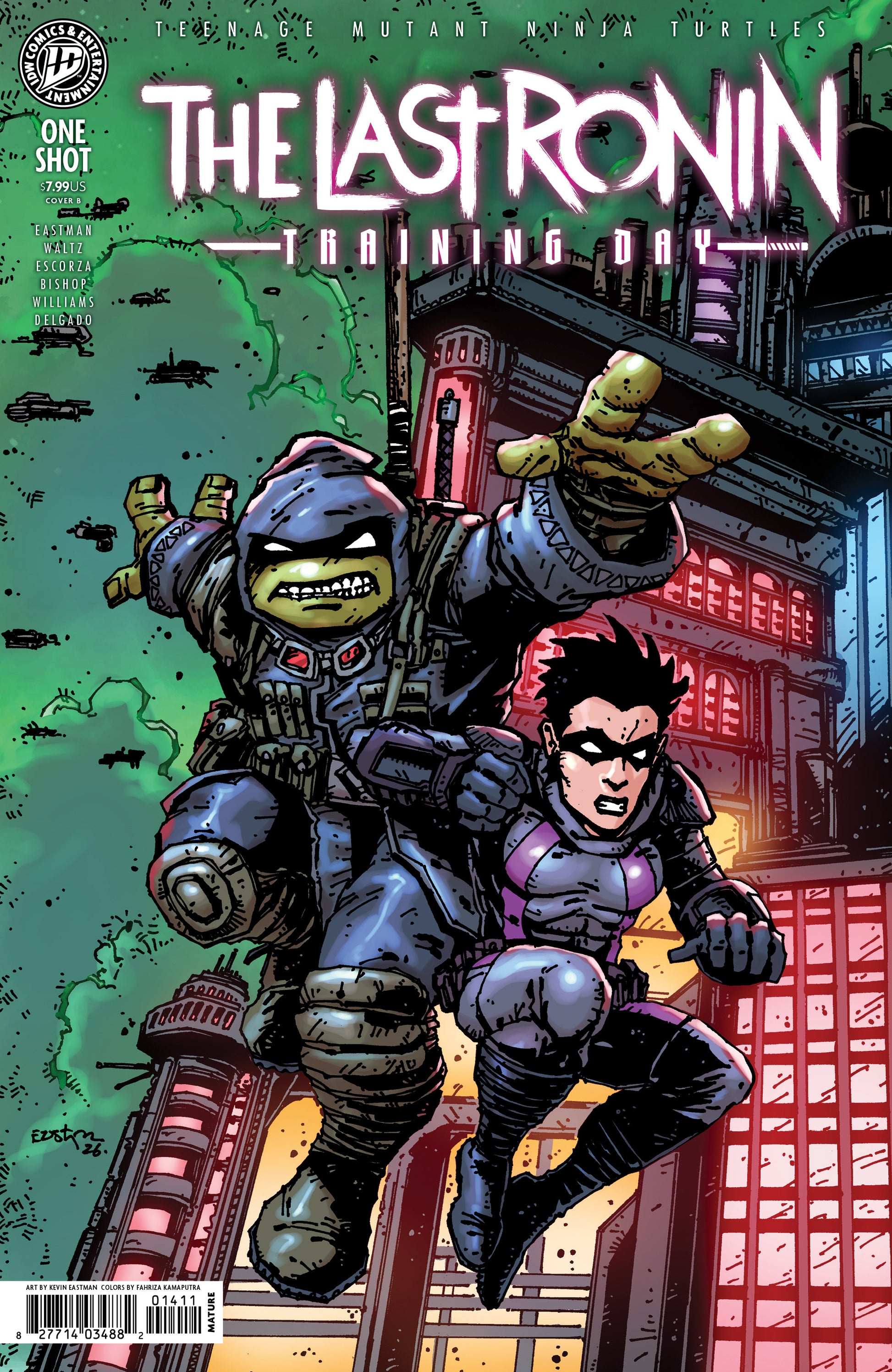 Teenage Mutant Ninja Turtles The Last Ronin Training Day A1 Cover Set Of 6 1:15 1:25 1:50 (07/15/2026) Idw - Golden Apple Comics