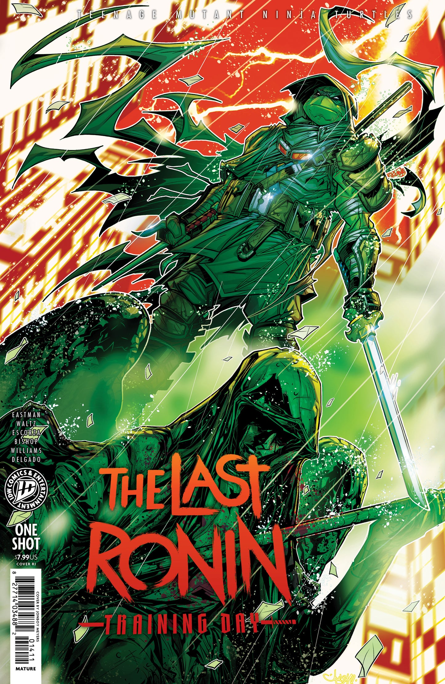 Teenage Mutant Ninja Turtles The Last Ronin Training Day A1 Cover Set Of 6 1:15 1:25 1:50 (07/15/2026) Idw - Golden Apple Comics