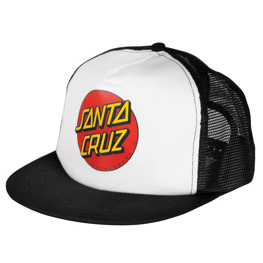 Santa Cruz Classic Dot Mesh Trucker High Profile Mens Hat