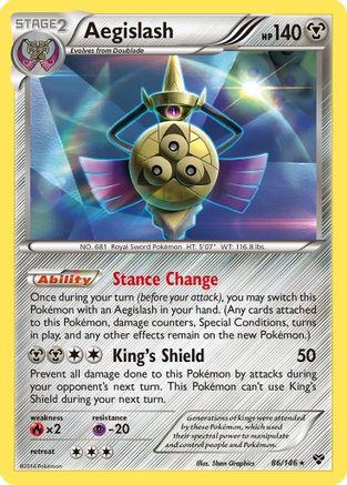 Aegislash 086/146 - XY Base Set Reverse Holofoil