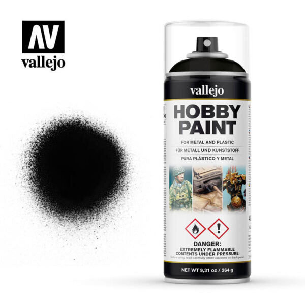 Vallejo - Primer: Hobby Paint- Basic- Aerosol- White, 400 ml. - Golden Apple Comics