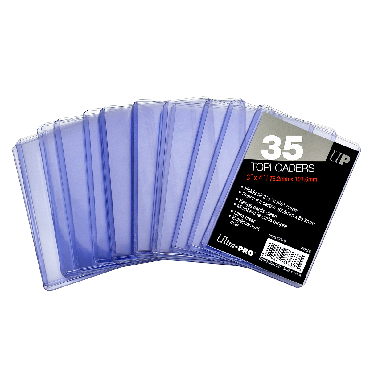 3" x 4" Clear Regular TOPLOADER® Sleeves (35ct) for Standard Size Cards