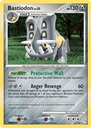 Bastiodon (DP Mysterious Treasures) 021/123 - Deck Exclusives Holofoil