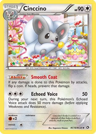 Cinccino RC19/RC25 - Legendary Treasures Radiant Collection Holofoil