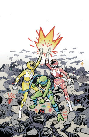 Mighty Morphin Power Rangers Teenage Mutant Ninja Turtles Iii #5 J 1:5 Virgin Foil Tba (03/18/2026) Boom - Golden Apple Comics