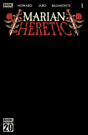 Marian Heretic #1 H Black Blank Variant (10/08/2025) Boom