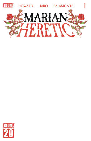 Marian Heretic #1 I White Blank Variant (10/08/2025) Boom