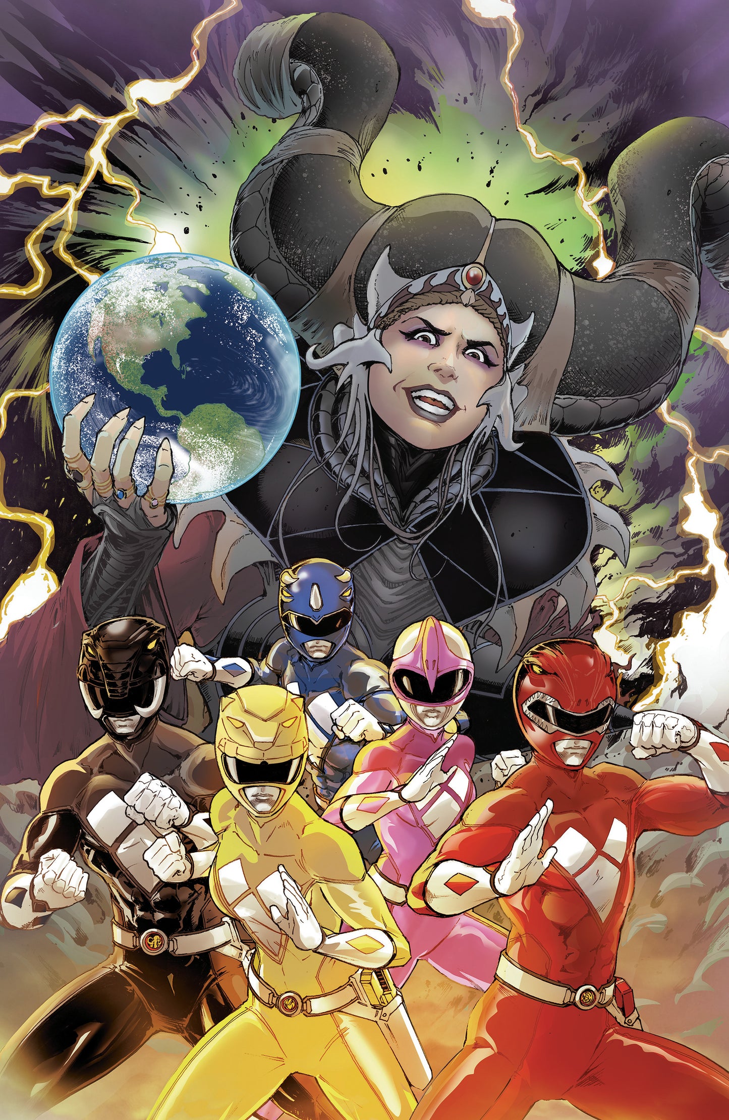 Mighty Morphin Power Rangers (2026) #2 F 1:10 Foil Virgin Griffith (07/15/2026) Boom - Golden Apple Comics