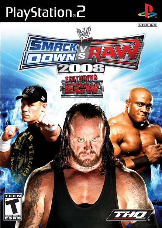 WWE Smackdown vs. Raw 2008 With Bonus Disc (Playstation 2)