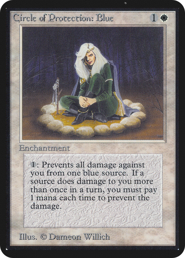 Circle of Protection: Blue (LEA-010) - Limited Edition Alpha