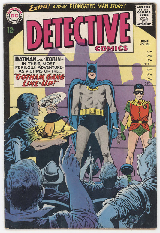 Batman Detective Comics 328 DC 1964 FN Carmine Infantino Robin Police Line Up