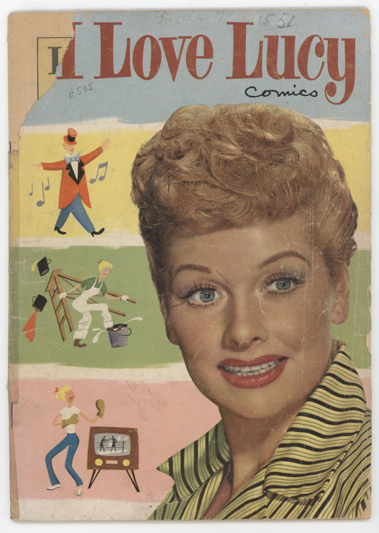 Four Color 535 Dell 1954 FR I Love Lucy Lucille Ball Photo Cover TV