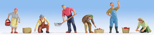Noch 15613 HO Scale Gardeners -- 6 Figures and Accessories