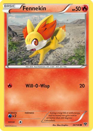 Fennekin 024/146 - XY Base Set
