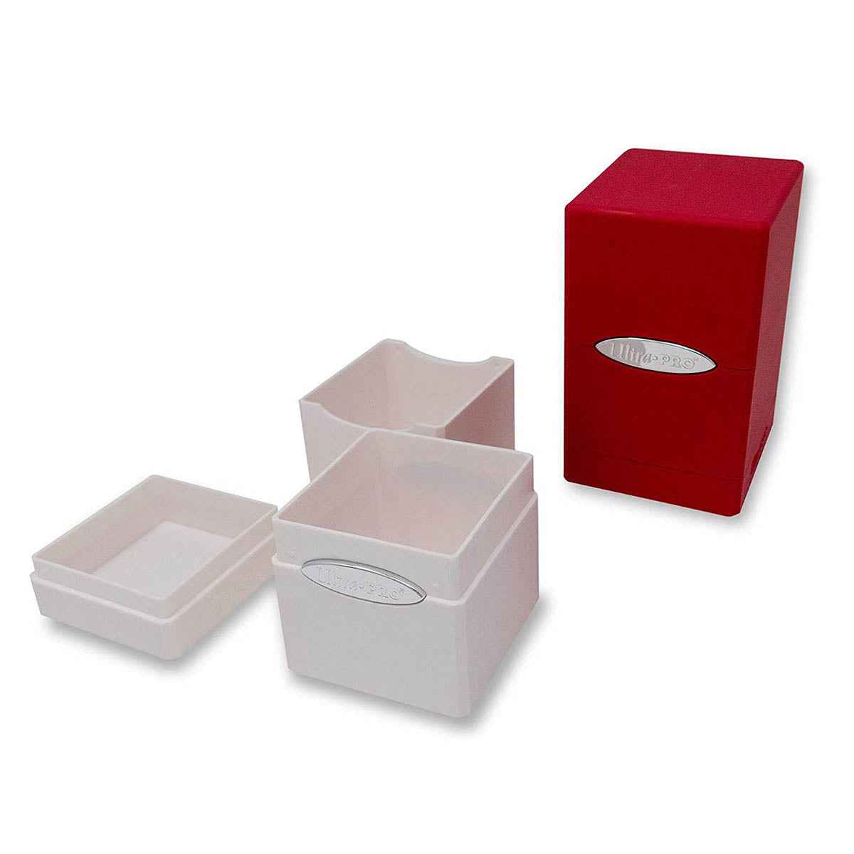 Red & White SATIN® Tower DECK BOX® Bundle (2ct)