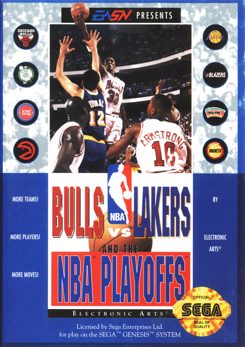 Bulls vs Lakers and the NBA Playoffs (Sega Genesis)