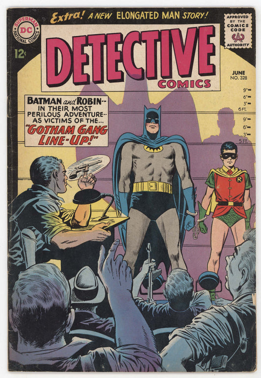 Batman Detective Comics 328 DC 1964 VG Carmine Infantino Robin Police Line Up
