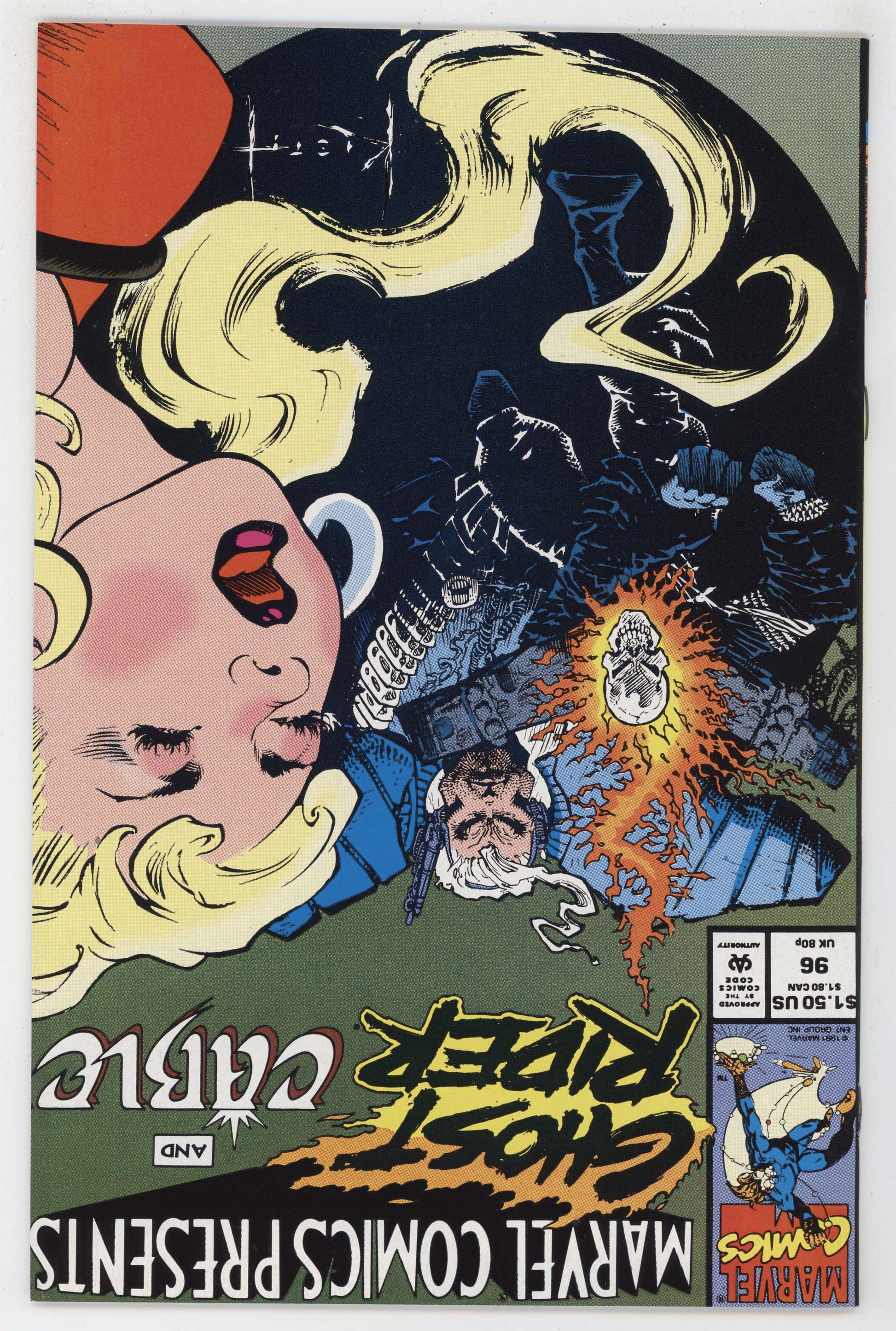 Sam Keith Wolverine Ghost Rider Marvel Comics Presents 96 1992 NM+ 9.6 Wolverine Ghost Rider Sam Kieth