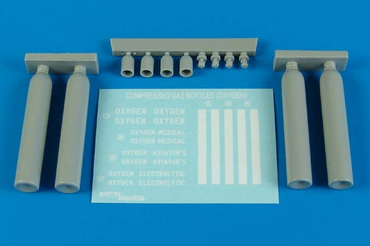 Aerobonus 480098 1/48 Compressed Oxygen Gas Bottles