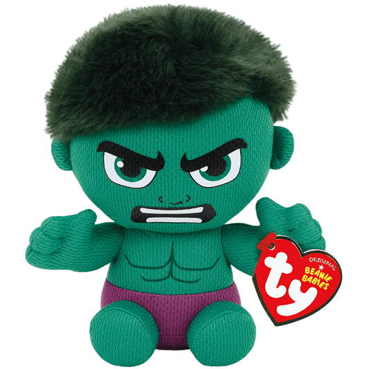 Ty Marvel Beanie Babies: Hulk (Small)