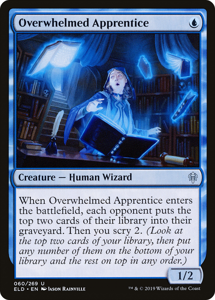 Overwhelmed Apprentice (ELD-060) - Throne of Eldraine