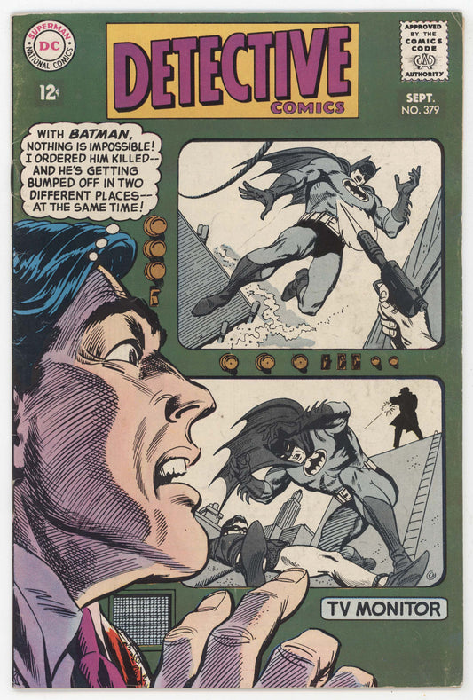 Batman Detective Comics 379 DC 1968 FN Irv Novick Robin Elongated Man