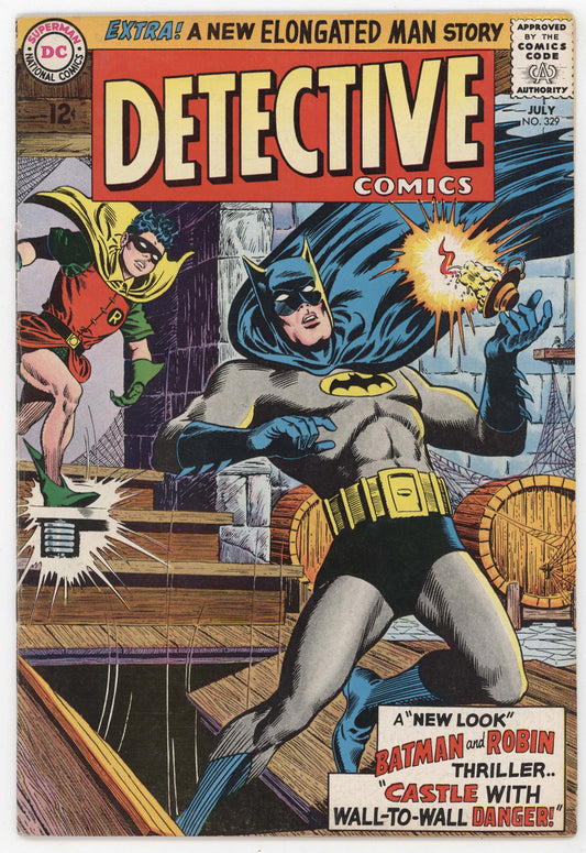 Batman Detective Comics 329 DC 1964 FN Carmine Infantino Robin Castle