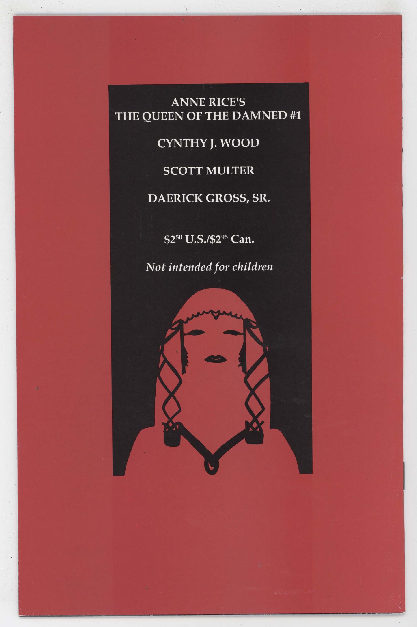 Queen Of The Damned 1 Innovation 1991 NM Anne Rice GGA