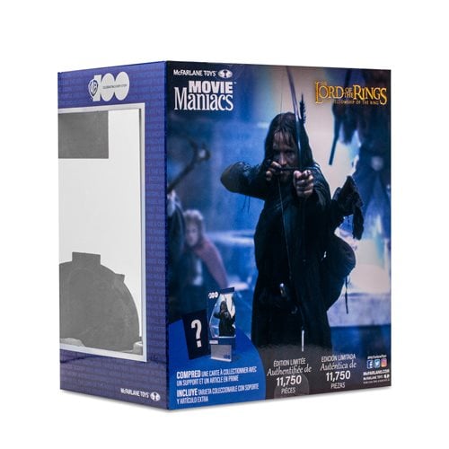 McFarlane Toys Movie Maniacs WB 100: The Lord of the Rings Aragorn Wave 5 Limited Edition 6-Inch Scale Posed Figure