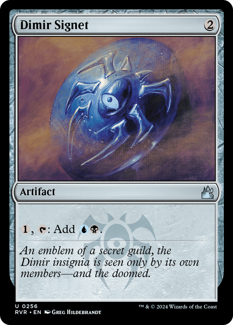 Dimir Signet (RVR-256) - Ravnica Remastered