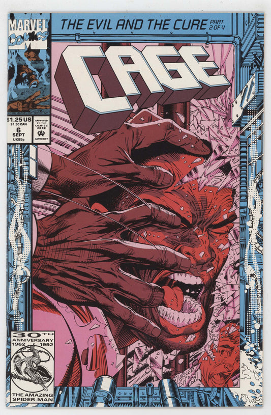 Cage 6 Marvel 1992 NM+ 9.6 Dwayne Turner Chris Ivy