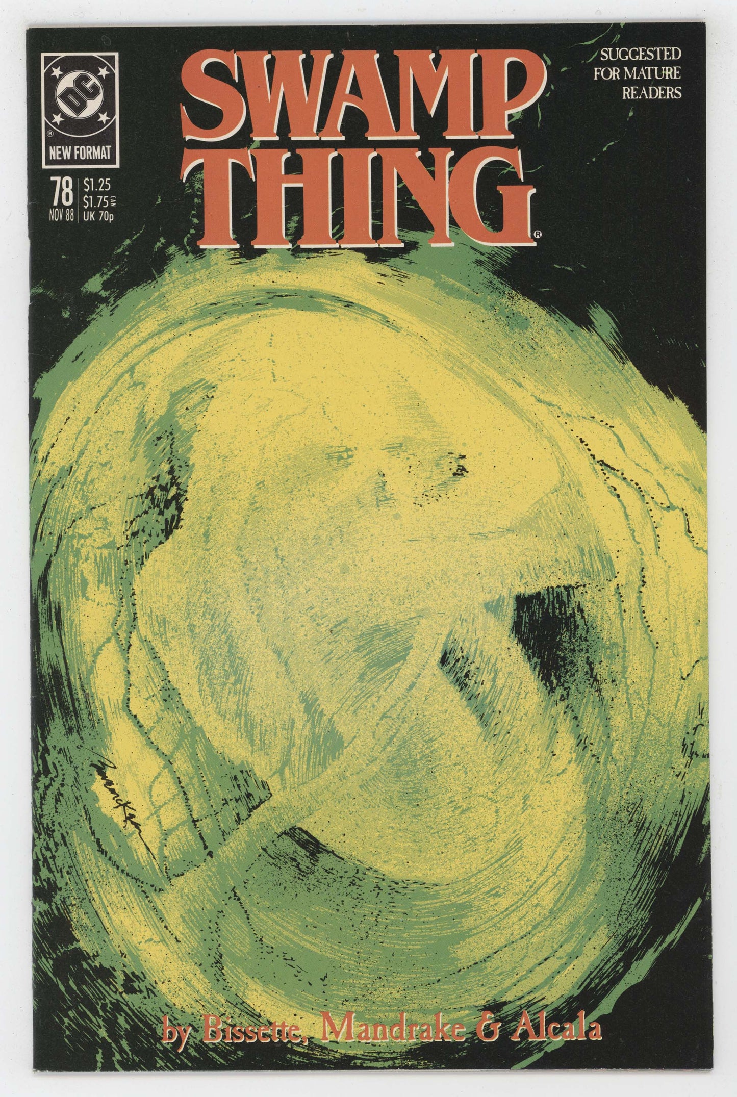 Swamp Thing 78 DC 1988 NM- 9.2 Stephen Bissette Dave McKean