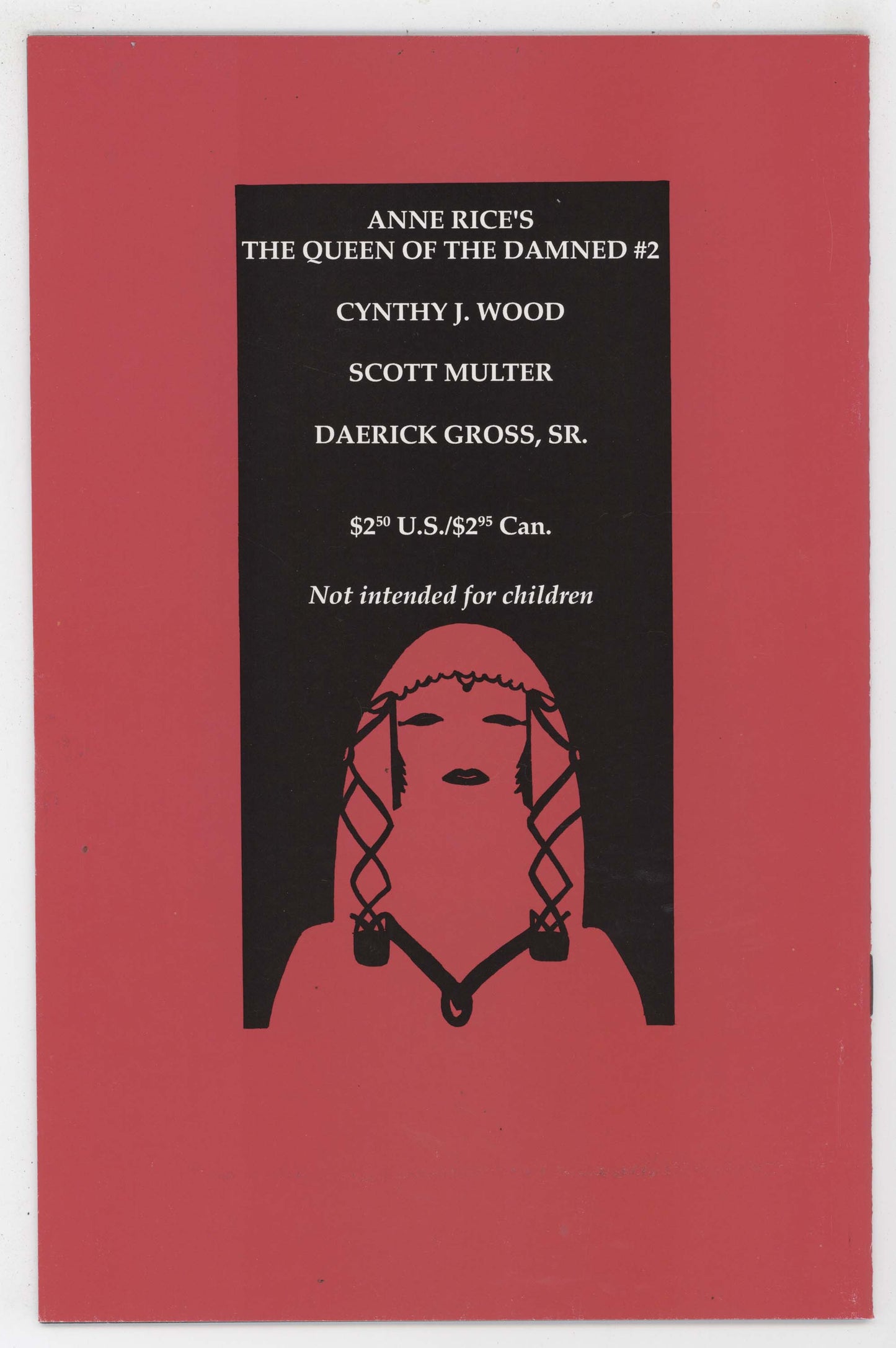 Queen Of The Damned 2 Innovation 1991 NM+ 9.6 Anne Rice