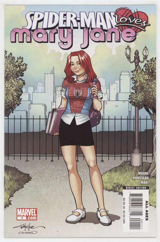 Spider-Man Loves Mary Jane 1 A 2008 NM- 9.2 Terry Moore GGA
