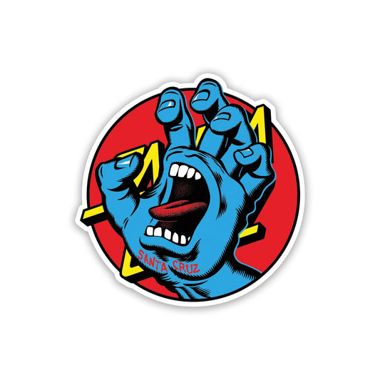 Santa Cruz Hand Dot Sticker