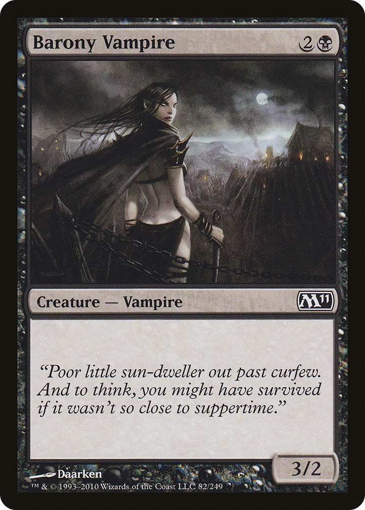 Barony Vampire (M11-082) - Magic 2011