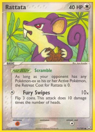Rattata 071/109 - Team Rocket Returns - Reverse Holofoil