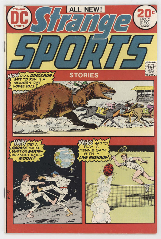 Strange Sports Stories 2 DC 1973 VF Nick Cardy Karate Horse Race Tennis