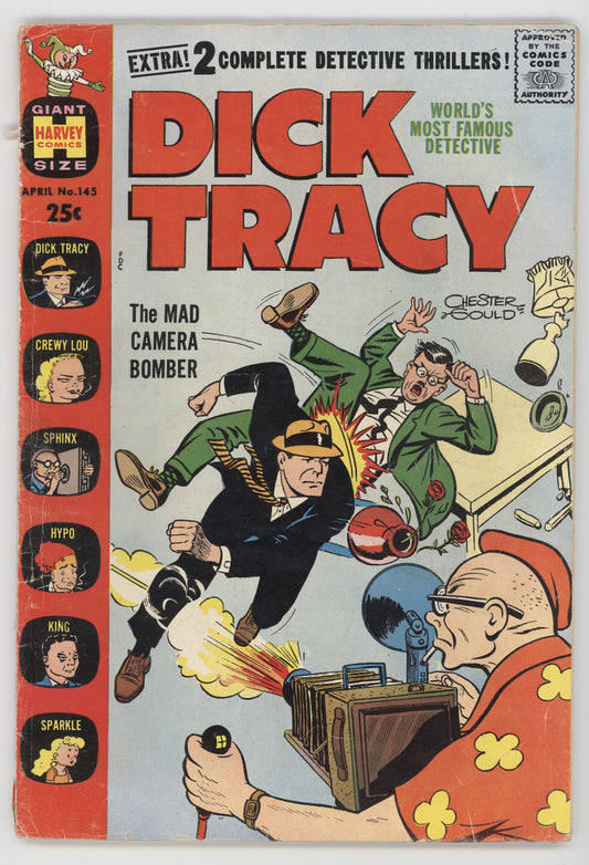 Dick Tracy Monthly 145 Harvey 1961 FR GD Chester Gould Joe Simon Camera Photo Bomb