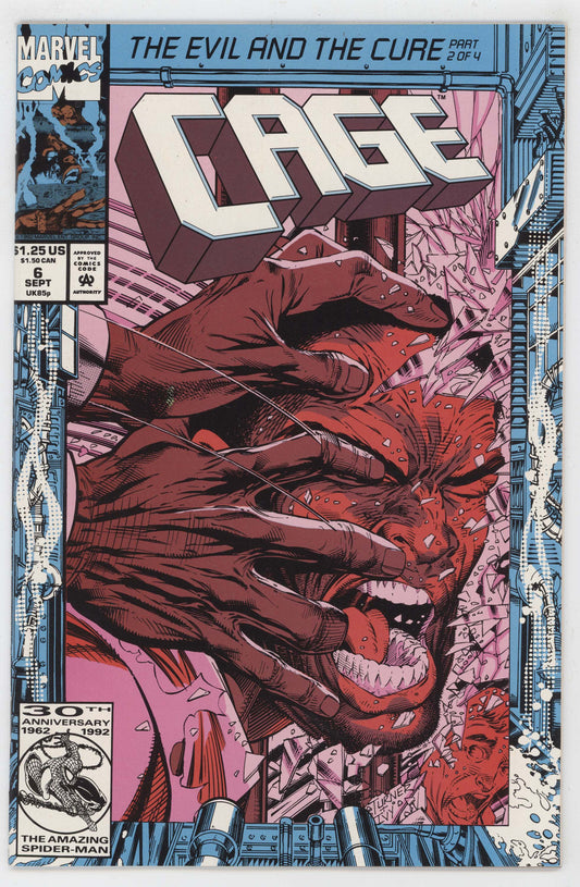 Cage 6 Marvel 1992 NM Dwayne Turner Chris Ivy