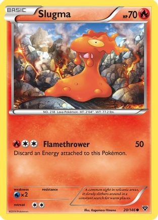 Slugma 020/146 - XY Base Set