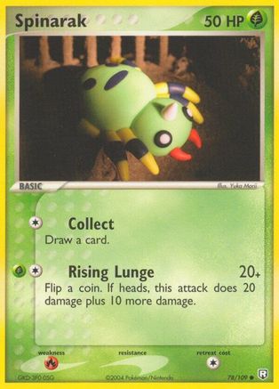 Spinarak 078/109 - Team Rocket Returns Reverse Holofoil