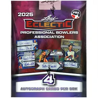 2025 Leaf Eclectic PBA Factory Sealed Hobby