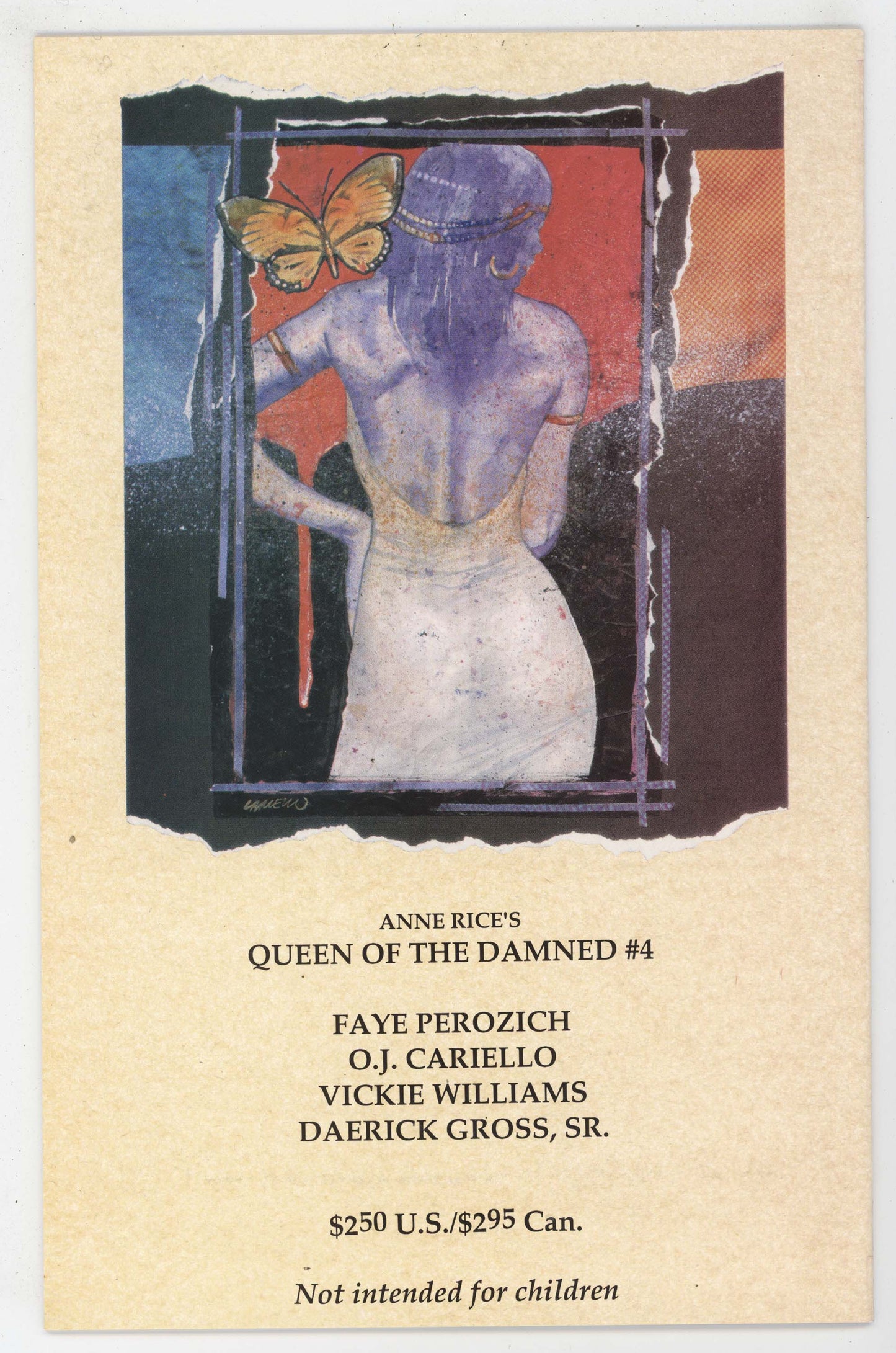 Queen Of The Damned 4 Innovation 1992 NM+ 9.6 Anne Rice