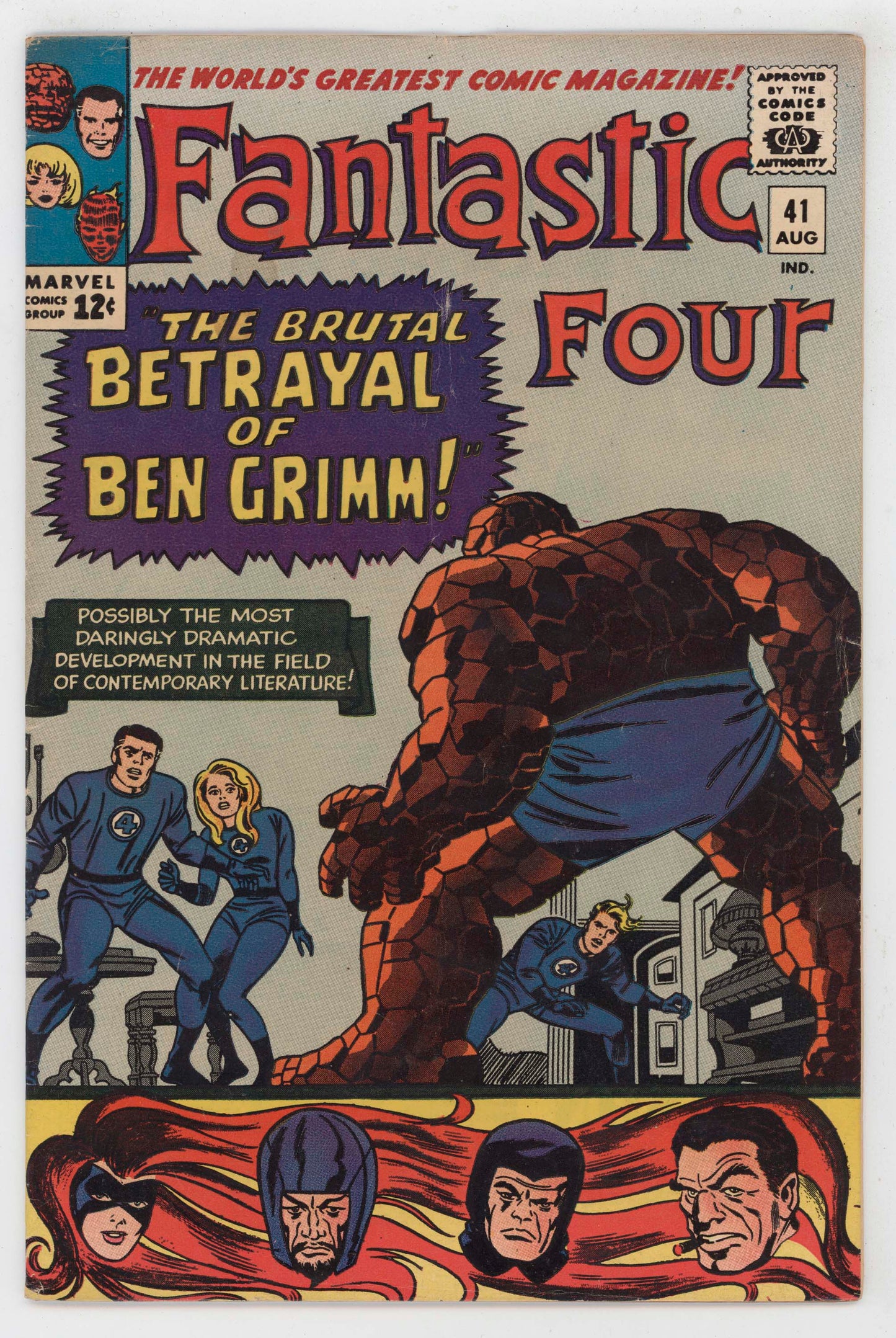Fantastic Four 41 Marvel 1965 FN Frightful Four Stan Lee Jack Kirby